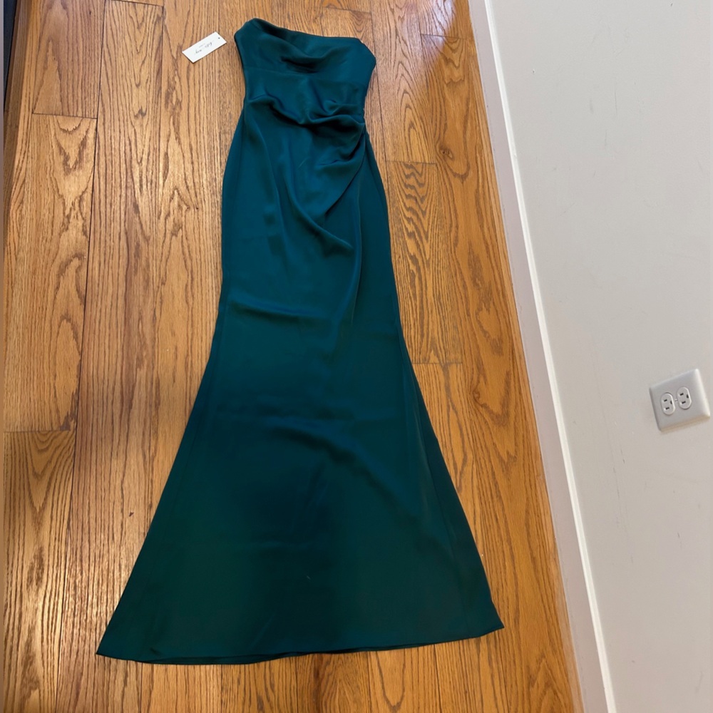 NWT Katie May Taylor Long Gown in Rainforest Green (XS) - Picture 6 of 11